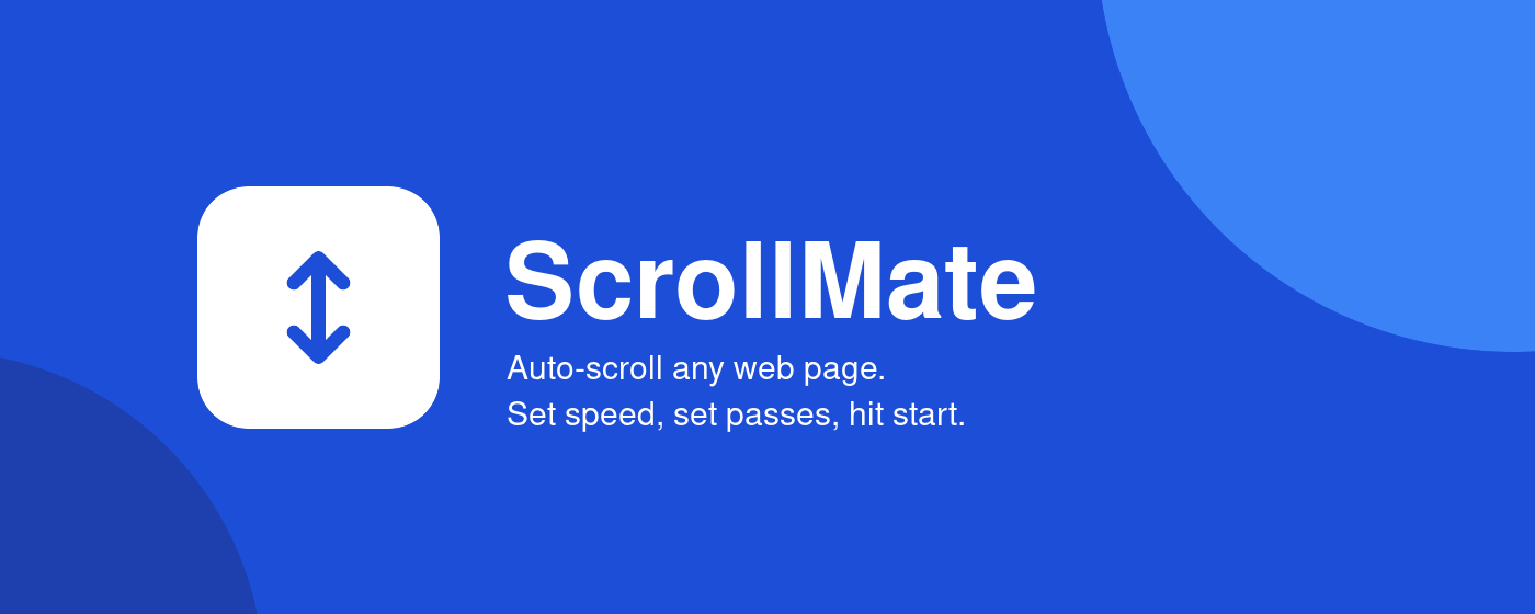 ScrollMate banner